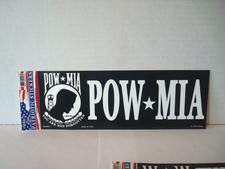Pow Mia Bumper Sticker Decal Made In Usa