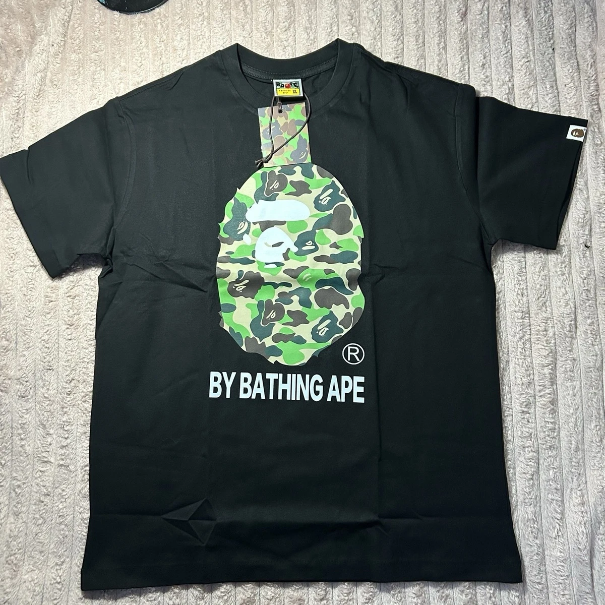 A Bathing Ape男式迷彩T恤| eBay