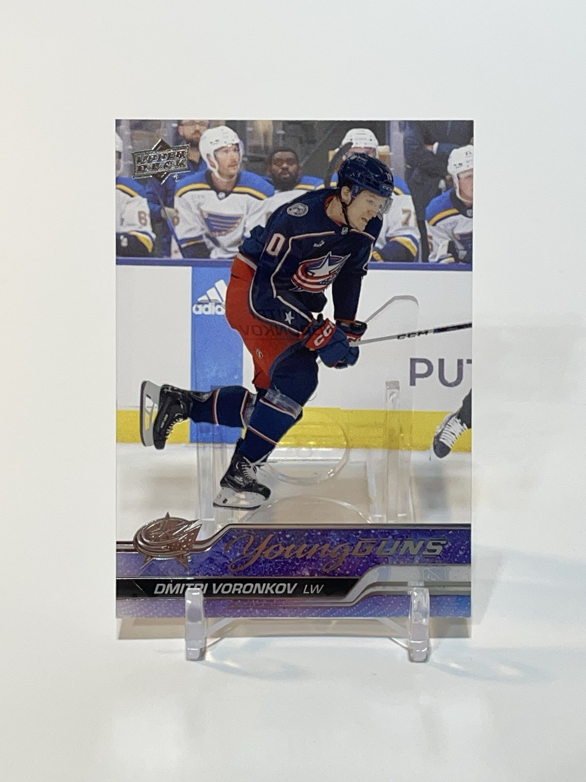 2023-24 Upper Deck Series 2 - Young Guns Dmitri Voronkov #492 Clear Cut (RC)