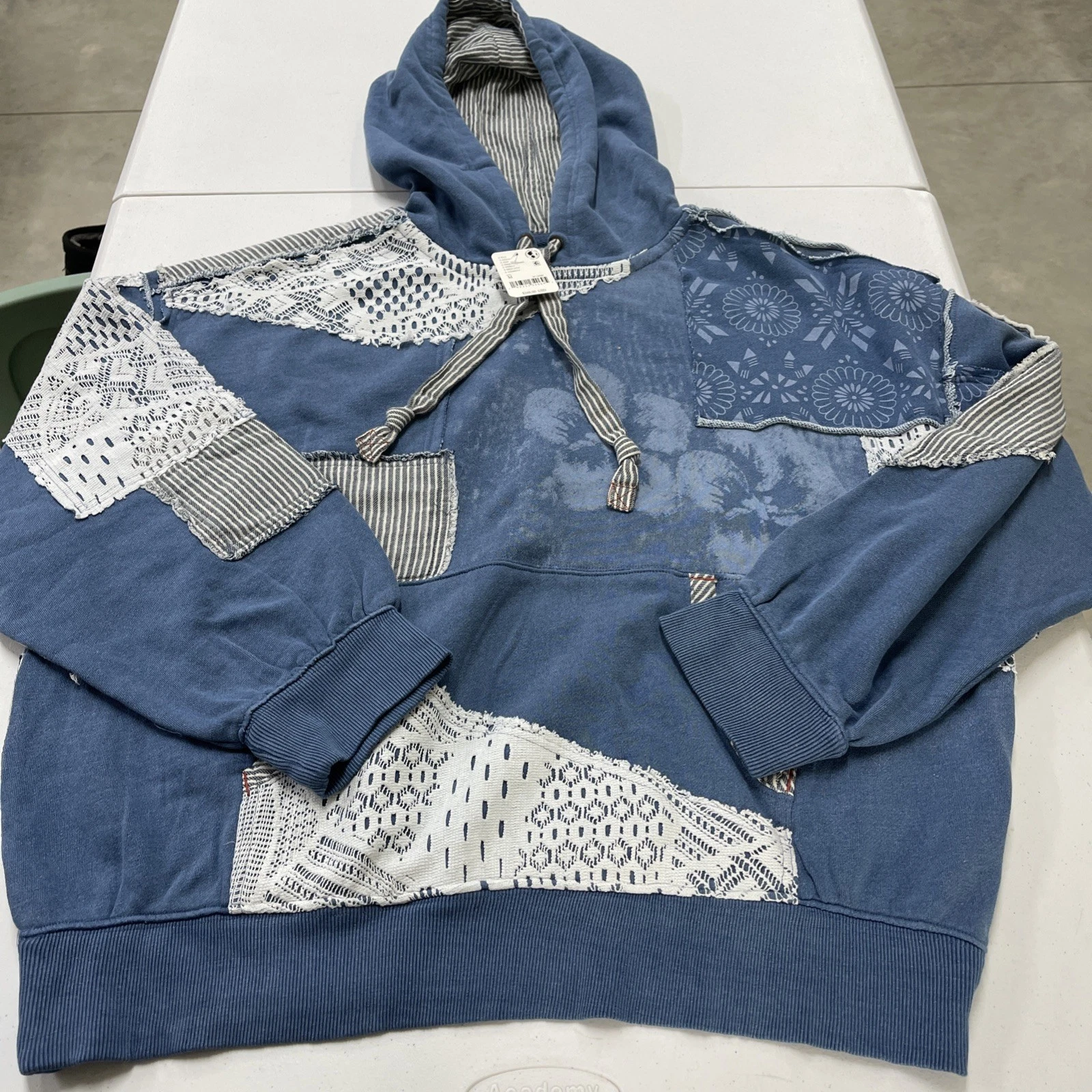 Free People We The Free Tattered Romance Hoodie Size M
Opens in a new window or tab