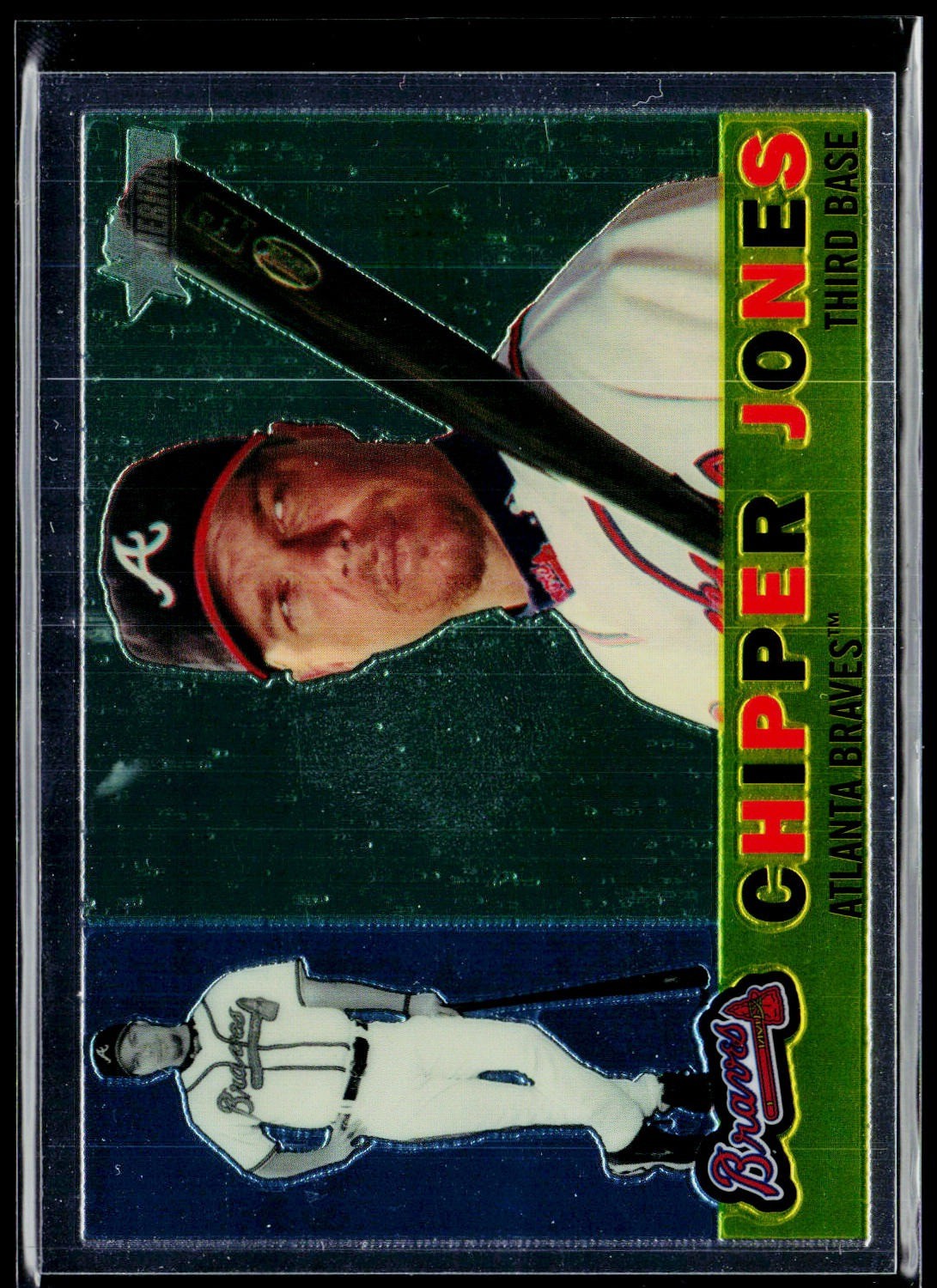 2009 Topps Heritage #C56 Chipper Jones Chrome #/1960