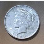 1922D Peace Silver Dollar $90% Silver  Uncertified