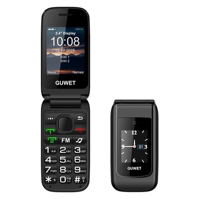 Seniorenhandy Klapphandy ohne Vertrag,Rentner Handy Großen Tasten mit SOSNotr...