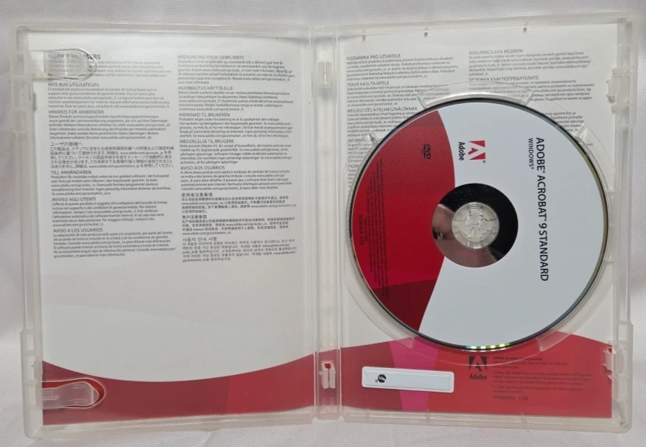 Adobe - Acrobat 9 - For Windows - 2008 - 90086652 - 4/08 - Image 3 of 4