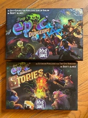 TINY EPIC DUNGEONS + STORIES Expansion - Game by Gamelyn - Like New