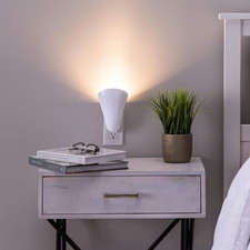 Plugin GU10 Spotlight Uplighter Wall Sconce Wash Light Plug Socket Outlet Upligh
