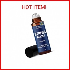 Stress Relief Essential Oil Roll-On 10 ml - Natural Stress Relief Blend with Lav