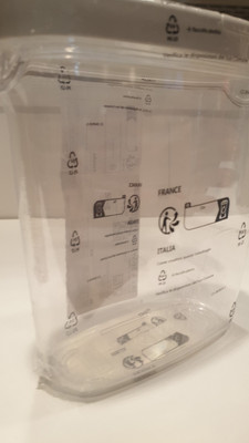 IKEA 365+ Transparent Dry Food Container Lid White Jar Kitchen Storage  Sh UK