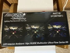 Race Sport LED Interior Ambient 18-Piece RGBW Ultra-Flow Series ColorSmart Kit