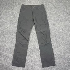 Kuhl Pants Mens 30x32 Gray Renegade Straight Cargo Hiking Outdoor Utility