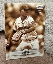 2025 Stadium Club-Logan Evans- RC-Sepia Refractor 
