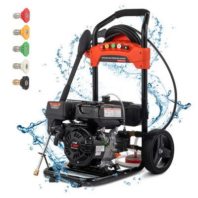 #ad Gas Pressure Washer 2.3 GPM 2700 PSI Gas Power Washer 198cc Engine $243.99