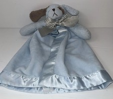 Bearington Baby Lovey Security Blankets Puppy Dog Plush Waggles 15  