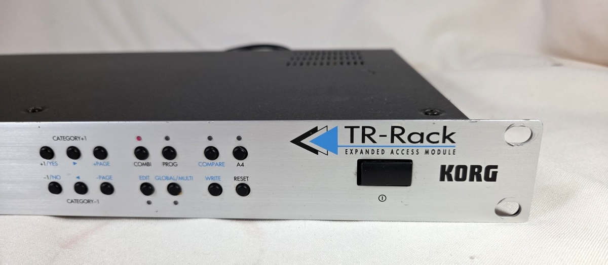 Korg TR Rack Expanded Access Module Synthesizer w/ Power Cord + 2