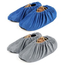 Shoe Covers for Indoors Reusable Non-slip Soft Shield Fabric Boot