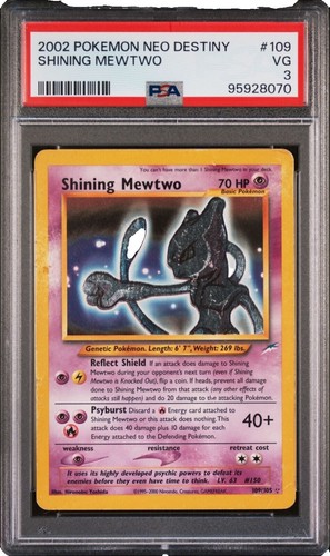 Shining Celebi #106 2002 Pokemon Neo Destiny 1st Edition PSA 8 NM