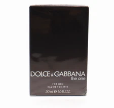Dolce & Gabbana The One Eau de Toilette Spray for Men 1.6oz / 50mL - NEW