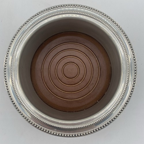 Reed & Barton Heritage Banded Bead Wine Coaster - Picture 6 of 18