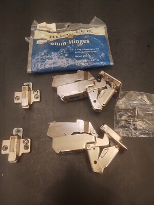 Rockler   Part# 31448 Blum Hinges Clip Hinges 170* Frameless Inset 2 Pack