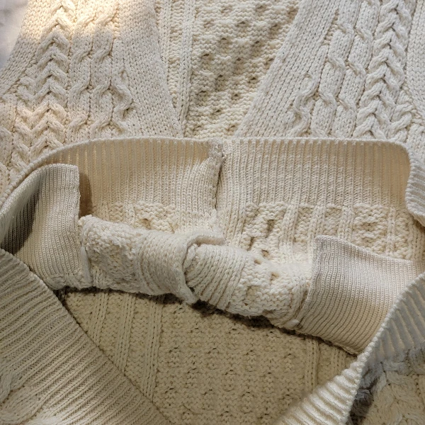 Chaleco Suéter Irlandés Shannon Woolen Mills - 100% Lana Merino - Para Hombre Talla XL #3478 Foto 4 de 4