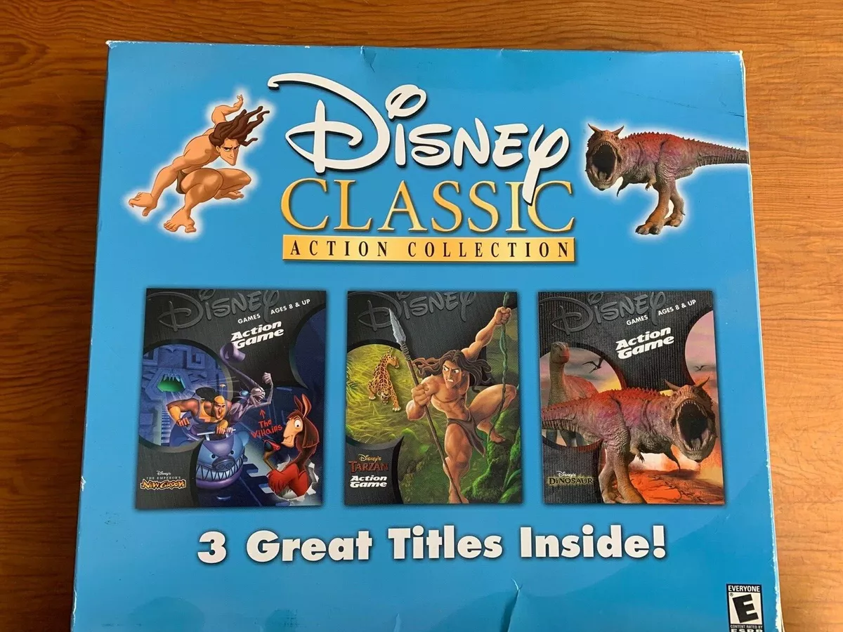 Disney Classic Action Collection of 3 PC Computer Video Games; CD ROM