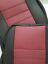 thumbnail 7  - CAR SEAT COVERS (2 pcs) | Made for MERCEDES SLK | Leatherette | Red or Maroon