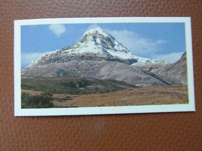 Brooke Bond original 1984 tea card ''Features of the World'' Andes Mountains No23