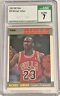 Michael Jordan 1987 FLEER #59/132 2nd year rookie Chicago Bulls CSG 7 Near Mint