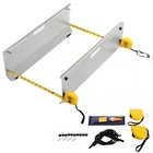 Automotive Wheel Alignment Tool Measures Caster Camber Toe Plates 2 Tape Measure