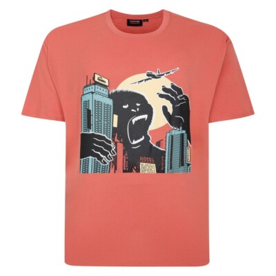 ESPIONAGE ORANGE KING KONGPOP ART T SHIRT T424 2XL3XL