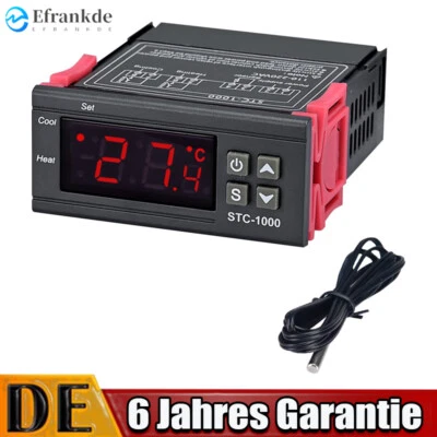 MARKENLOS STC-1000 Digitaler Temperaturregler Celsius Heizung Kühlregler Mit NTC Sensor