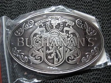 BUCHANAN'S BLENDED SCOTCH WHISKY CREST BELT BUCKLE! VINTAGE! RARE! NOS! 2012!