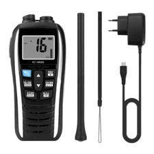 IC-M25 Marine Walkie Talkie VHF Radio 5KM 5W Waterproof Handheld Transceiver#US