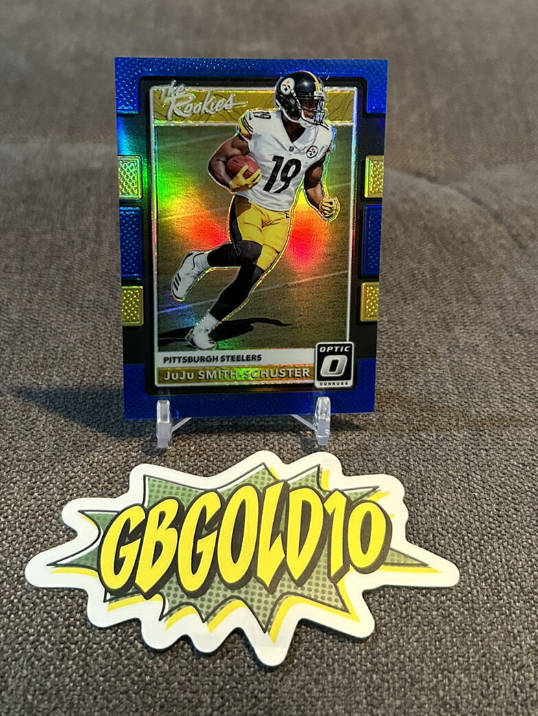 JUJU SMITH SCHUSTER 2017 DONRUSS OPTIC THE ROOKIES BLUE HOLO RC #D/149