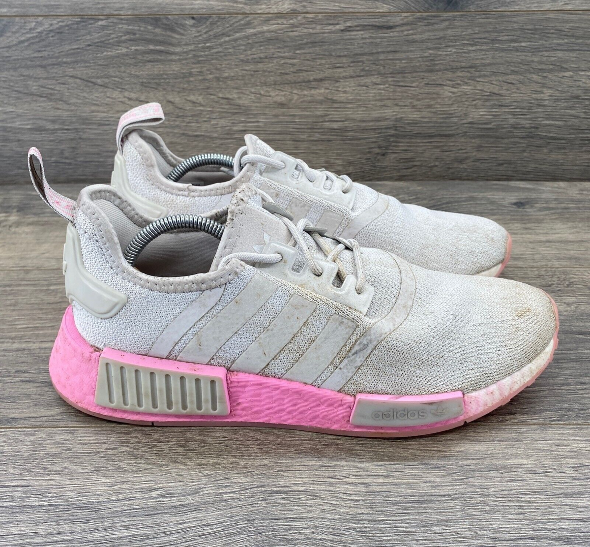 adidas gazelle silver green womens Adidas Pharrell Williams Mens HU NMD 'Pink' Shoes – Extra Butter main image 0