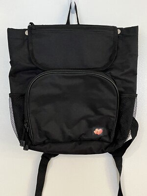 Nestle Diaper Bag Backpack Insulated Black Travel Bag Good Start Supreme