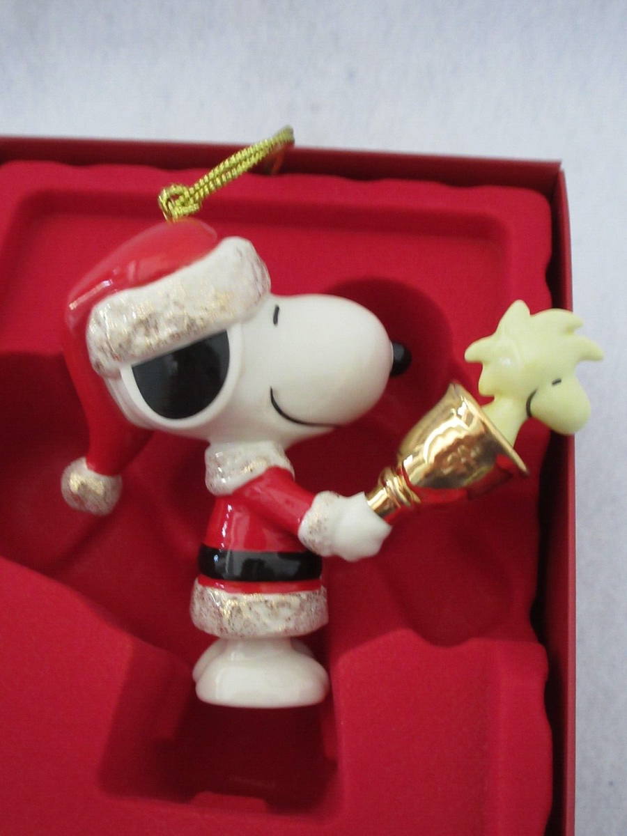 Snoopy Ringing Bell 2023 Lenox Peanuts Porcelain Ornament - NIB | eBay