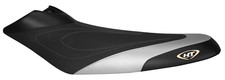 Hydro-Turf Seat Cover Sea-Doo  RXP-X (08-11) Black Suede/Black CF/Silver CF Em