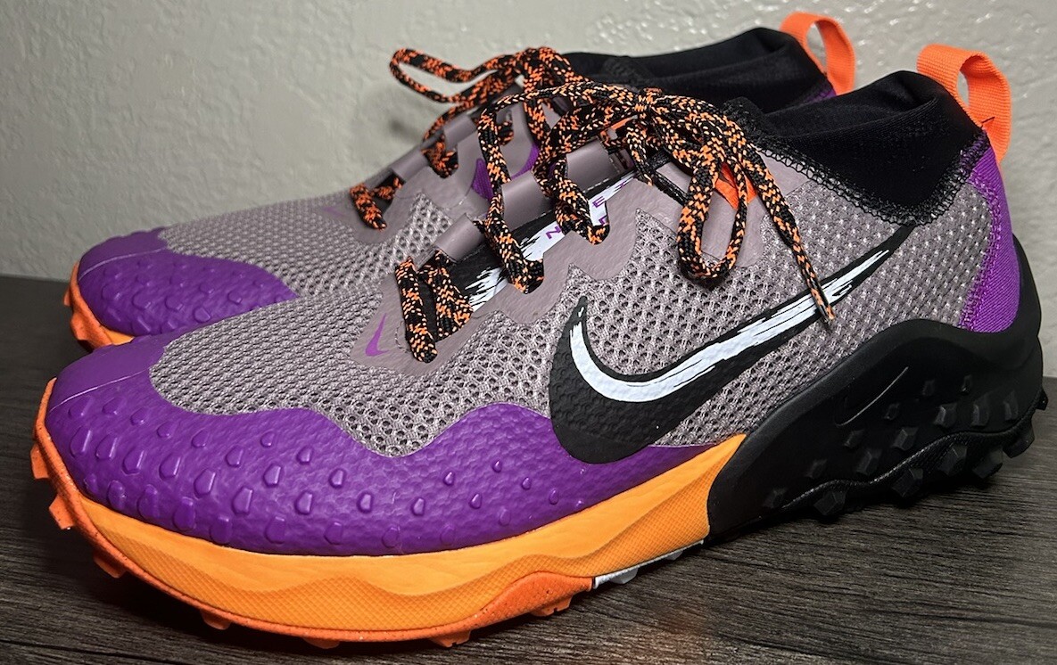 Nike Wildhorse 7 Trail Hiking Grey Purple Orange Black CZ1864-502