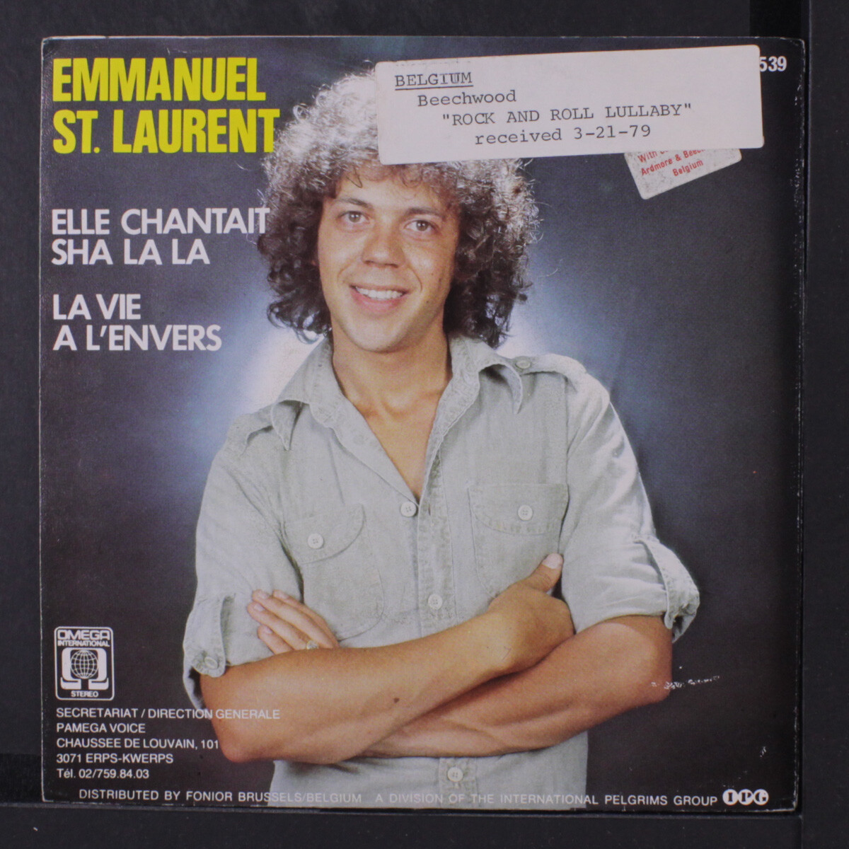 EMMANUEL ST. LAURENT: elle chantait sha la la OMEGA 7