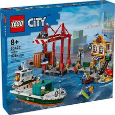 LEGO City Seaside Harbor with Cargo Ship 60422 Toy Building Kit 1226 pcs New