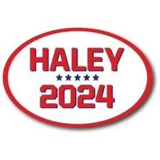 Magnet Me Up Nikki Haley 2024 Republican Party Magnet Decal, 4x6 Inch