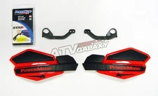 Powermadd Star Series Hand Guards Handguards Black Red Honda 400EX 400 EX