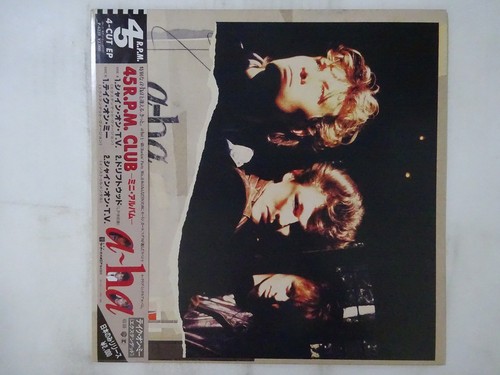 a-ha 45 R.P.M. Club Warner Bros. Records P-6228 Japan VINYL LP OBI