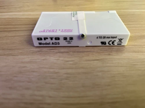 Opto 22, 4-20mA input module, Model AD3 (New never used) incl power supply loop