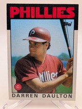 ? 1986 Topps Philadelphia Phillies Baseball Card #264 Darren Daulton Rookie NM. rookie card picture