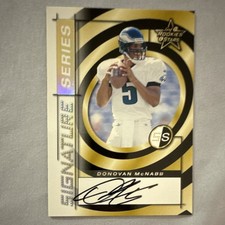 Donruss 1999 Leaf Rookies & Stars Donovan McNabb Auto #SS-8 Eagles