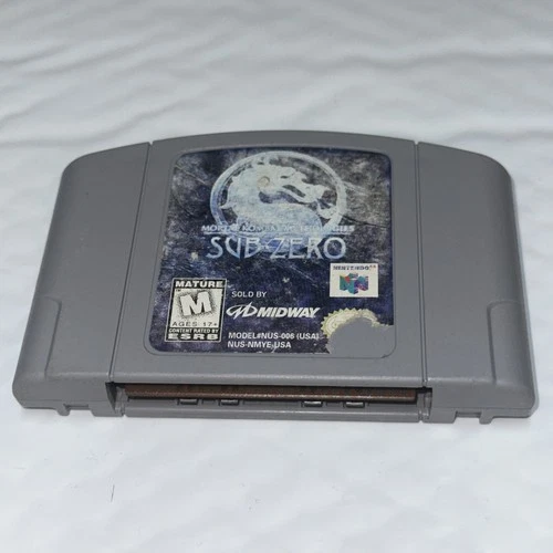 Mortal Kombat Mythologies: Sub-Zero Nintendo 64 N64 Authentic Cleaned Tested