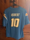 Justin Herbert Youth Xtra Large Blue LA Chargers Football Jersey #10 Worn Once — photo 2