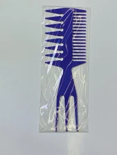 Pack of 20 Neo Curly Texturizing Tri-Comb WX-8294 Purple